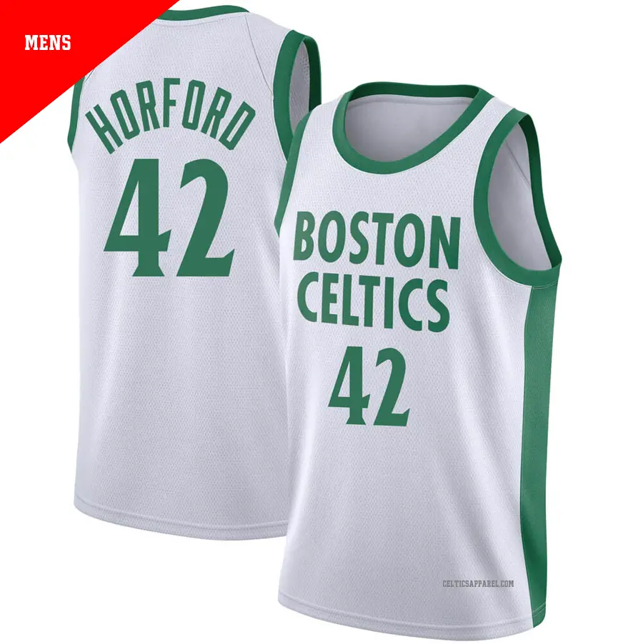 ＃42 Men's Al Horford Boston Celtics 2020/21 Swingman White JerseyCity Edition