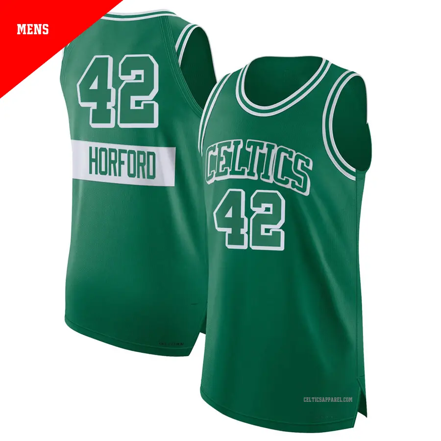 ＃42 Men's Al Horford Boston Celtics 2021/22 Authentic Kelly Green City Edition Jersey