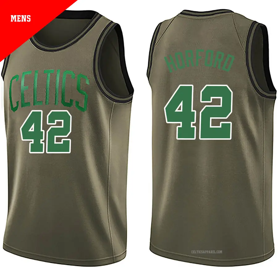 ＃42 Men's Al Horford Boston Celtics Green Swingman Salute to Service Jersey