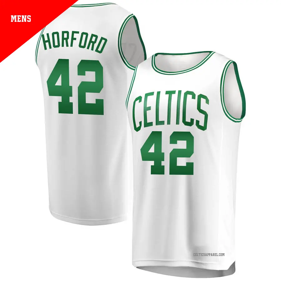 ＃42 Men's Al Horford Boston Celtics White Fast Break JerseyAssociation Edition