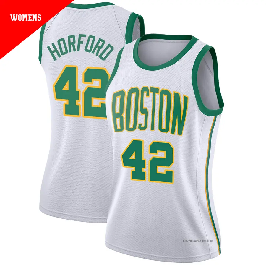 ＃42 Women's Al Horford Boston Celtics 2018/19 Swingman White JerseyCity Edition