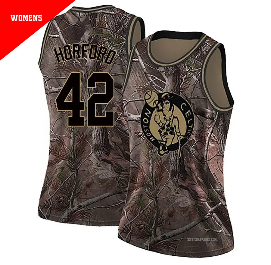 ＃42 Women's Al Horford Boston Celtics Camo Swingman Realtree Collection Jersey