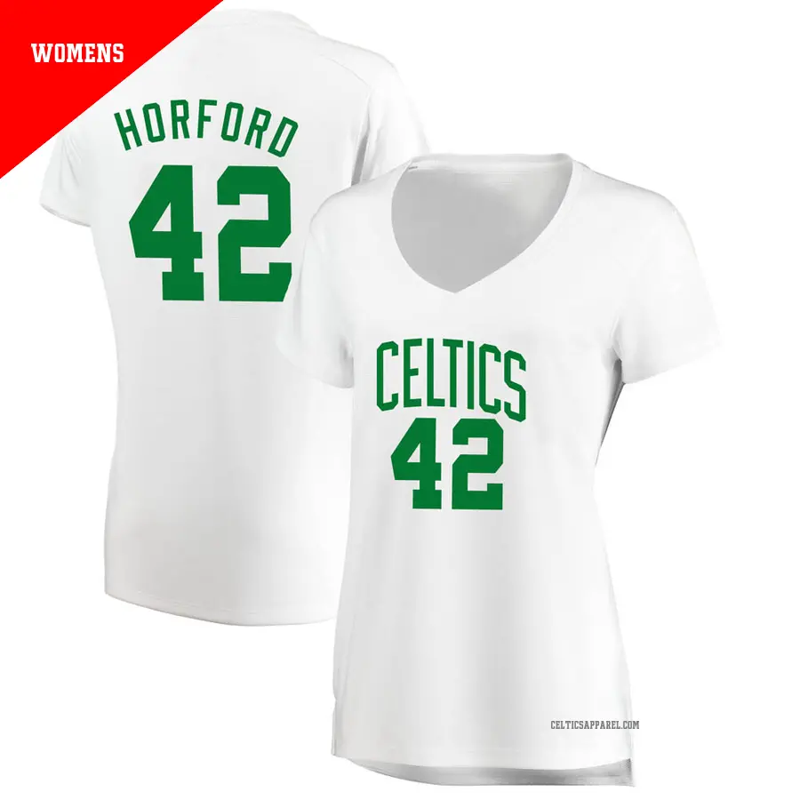 ＃42 Women's Al Horford Boston Celtics White Fast Break Association Edition Jersey