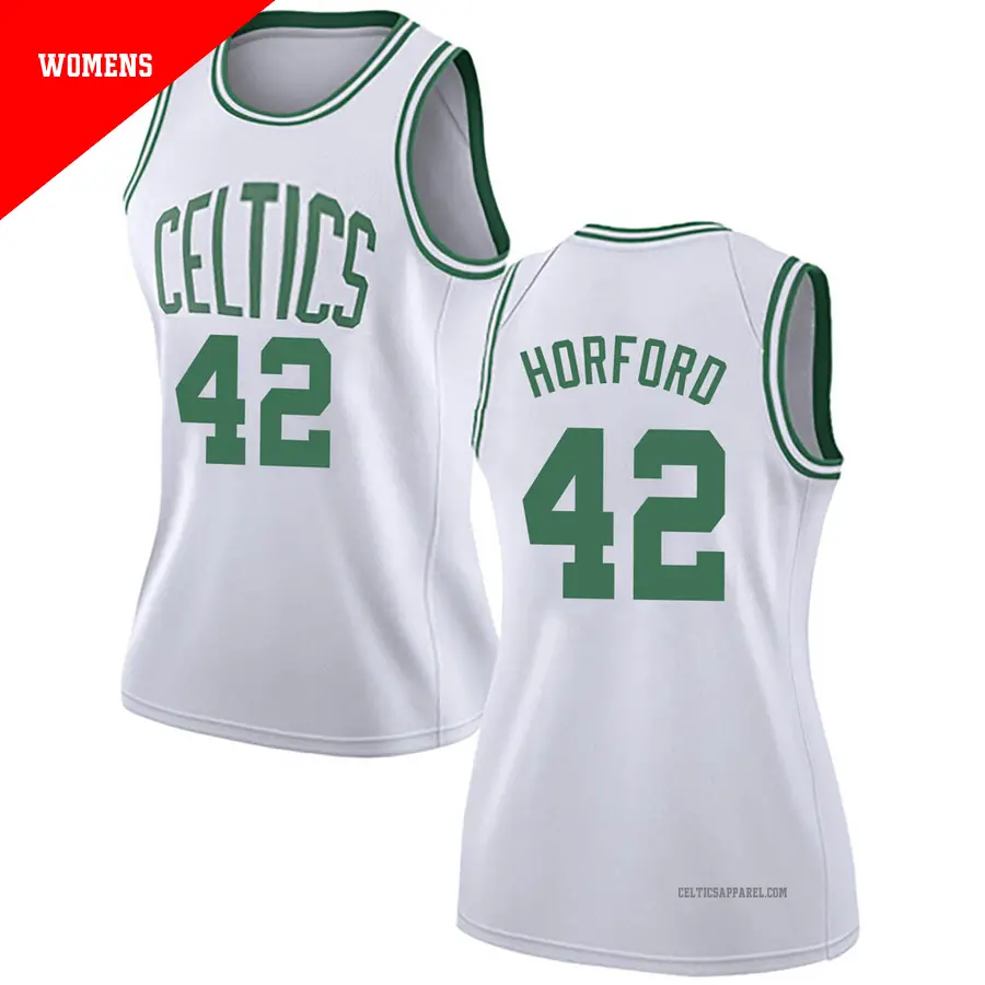 ＃42 Women's Al Horford Boston Celtics White Swingman JerseyAssociation Edition