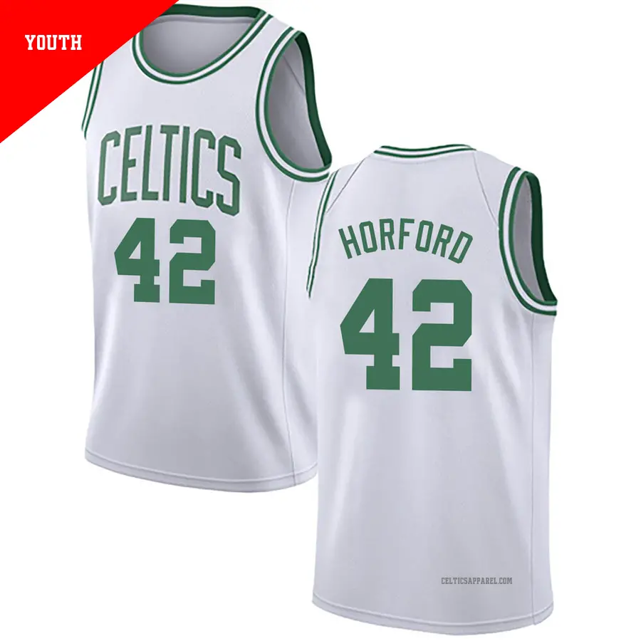 ＃42 Youth Al Horford Boston Celtics White Swingman JerseyAssociation Edition